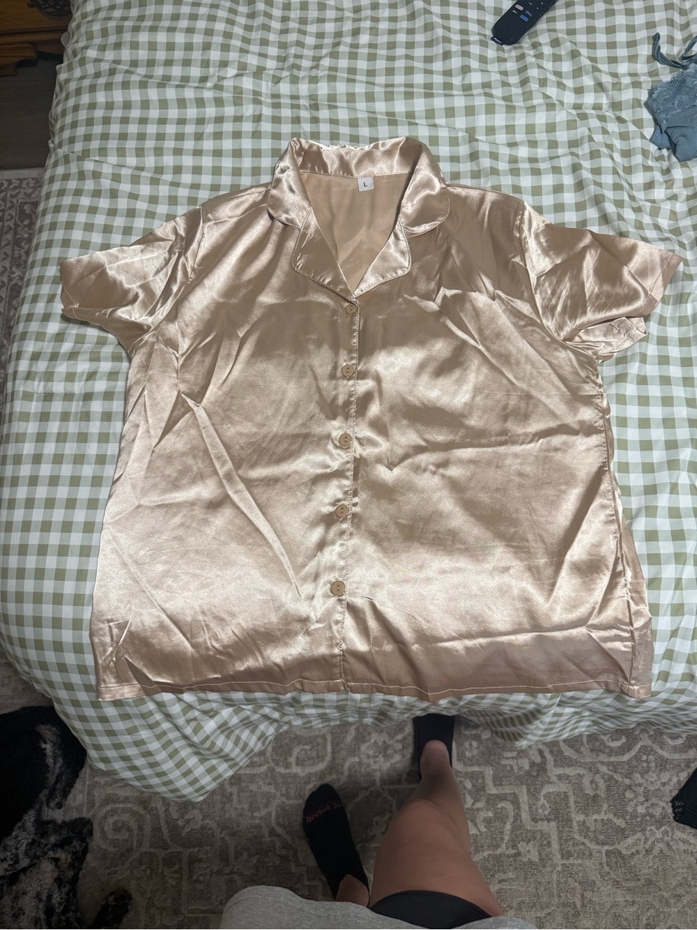 Women’s Rose Gold Pajama Set